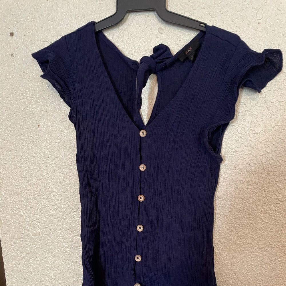Navy Blue Top
